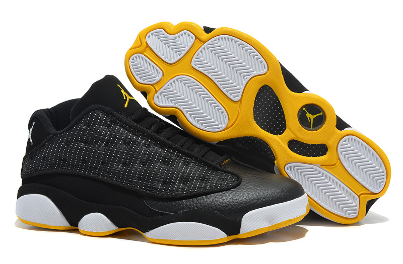 Air Jordan 13 Mens Shoes Aaa Black/Yellow Online